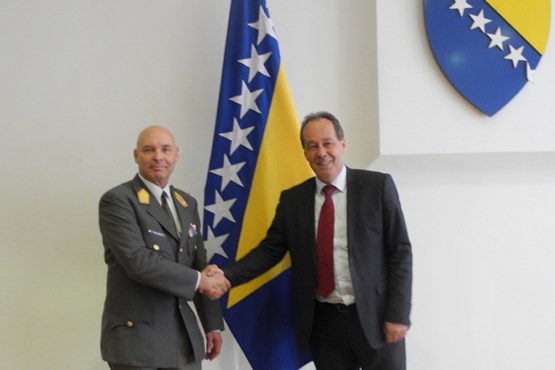 Predsjedavajući Zajedničke komisije za odbranu i sigurnost BiH Sifet Podžić razgovarao sa komandantom EUFOR-a u BiH